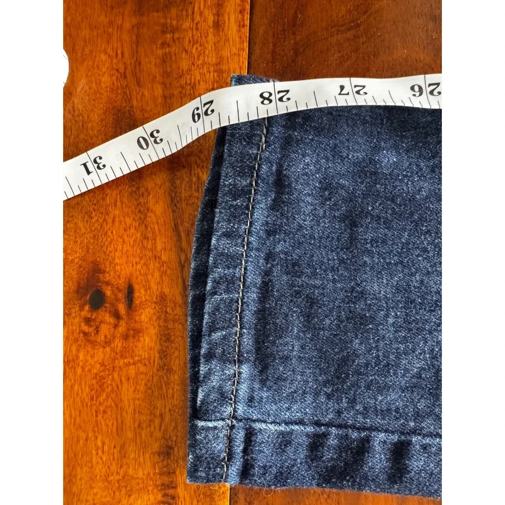 Levi's 524 Too Superlow Jeans Women 5 Short Blue Excellent Low Rise Slim Denim